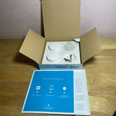 Nest T5001SF Temperature Sensor - White - Pack of 2 Open Box 