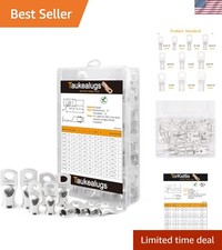 50PCS Tinned Copper Battery Cable Connectors - 10 Sizes for Maximum Conductivity