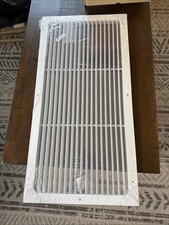 Fixed bar alum return grille white 30 x 14 FBH1A 3014