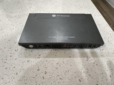 AV Access KVM Switch 2 Monitors 2 Computers