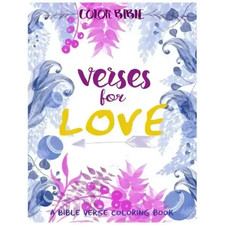 Color BiBle: Verse for Love: A Bible Verse Coloring Book - Paperback