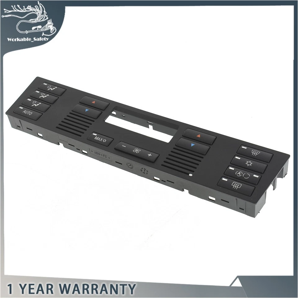 64116924315 Panel de control de climatización de calefacción de aire acondicionado para 98-00 BMW 528i Sedán Wagon E39 Foto 3 de 4