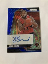 2024-25 Panini Prizm Rookie Signatures Jamal Shead #RSI-JSR Blue Wave (RC) 
