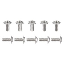 Image of M6x14mm(DxH) Flange Socket Head Screw - 20Pack - Good for Equipment, Furniture