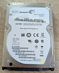 Seagate 500GB 2.5" SATA HDD ST9500325AS Momentus 5400.6 Laptop Festplatte
