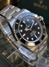 Rolex Submariner 124060 No Date 2024 41mm Black Dial Full Set Box & Papers