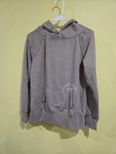 American Eagle Outfitters. Women's Hooded Sweatshirt Small-P Brown Cotton Blend