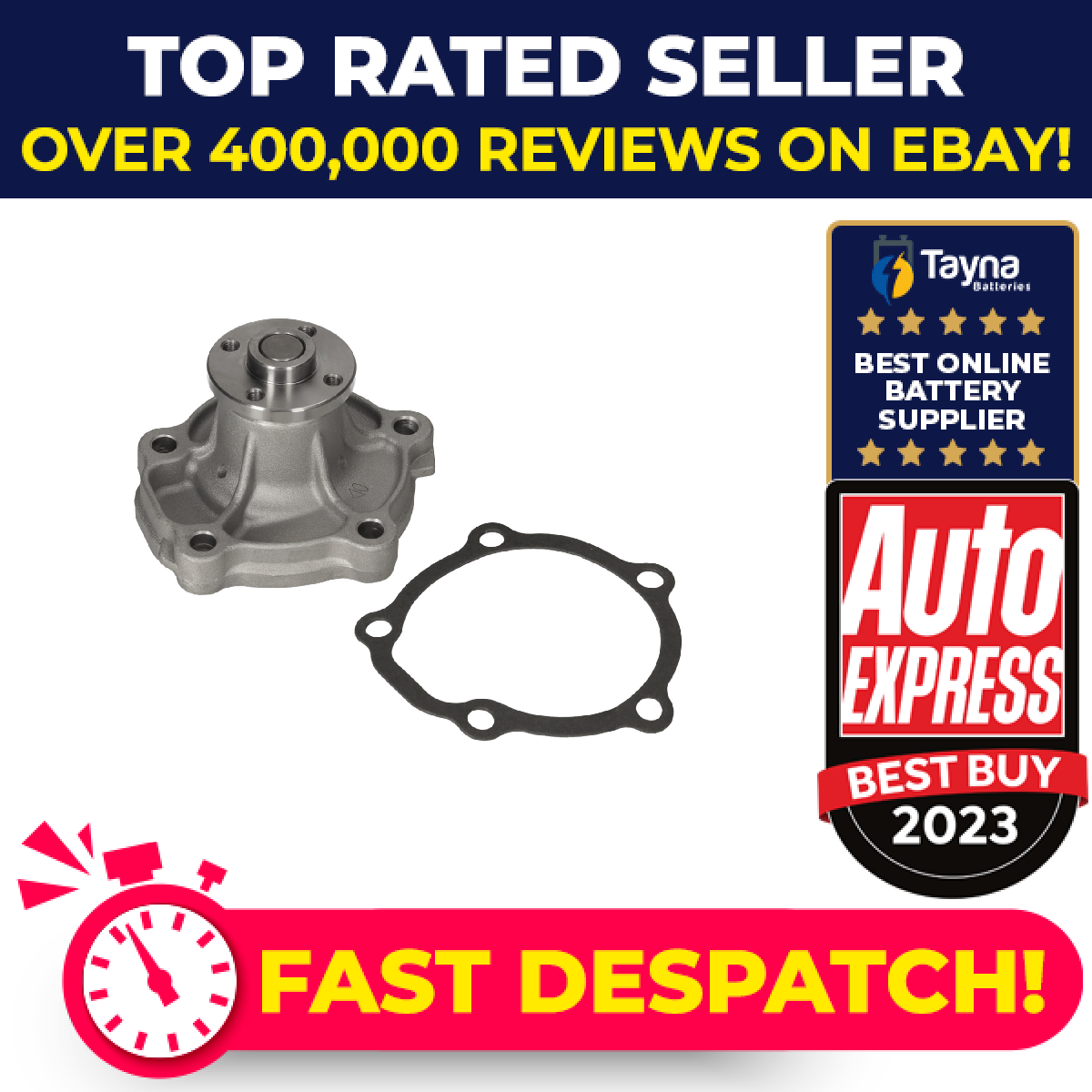 Water Pump fits SUZUKI GRAND VITARA JB416, Mk2 1.6 05 to 15 M16A Coolant Quality