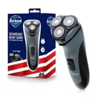 Rotary Shaver, Rechargeable Electric Rotary Shaver with Stainless Steel Blades,
