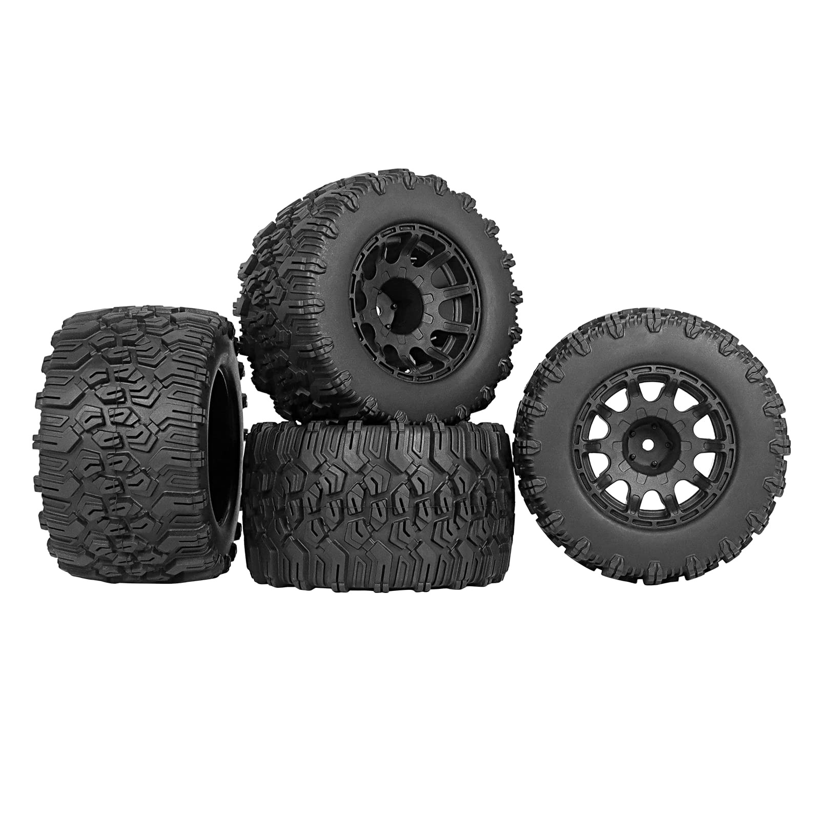 12mm Hex RC Wheels and Tires 2.8 1/10 Scale Truck for Traxxas Rustler 2wd 4x4