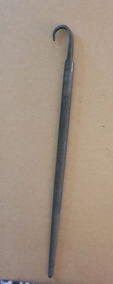 Antique 16'' Round Rasp / File With Finger Hook 