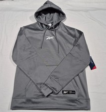 Reebok Mens Quantum Warm Fleece Lined Hoodie Regular Fit SZ Large