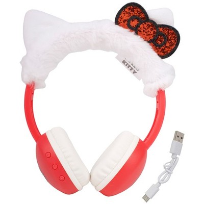 Hello Kitty Kabellose Bluetooth Kopfhörer mit 85db sicherer Lautstärke für Kinder