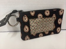 Vera Bradley Coin Purse ID Holder With Keychain Ring