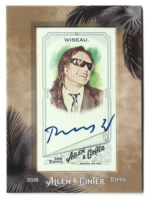 2018 Topps Allen and Ginter Framed Mini Autograph #MA-TI Tommy Wiseau Auto