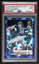 2019 Donruss Optic Blue Cracked Ice Prizm 6/7 Chris Paddack #88 PSA 9 MINT 0vf5