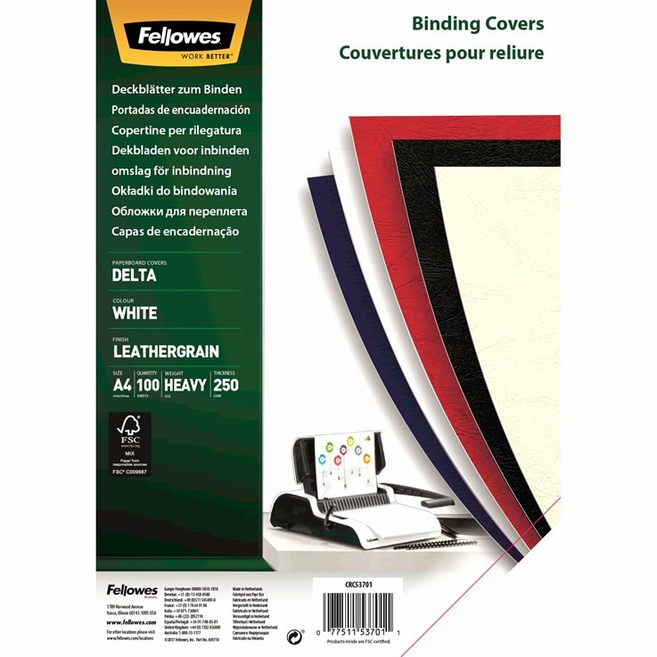 Fellowes Delta A4 Paper White 100 pcs