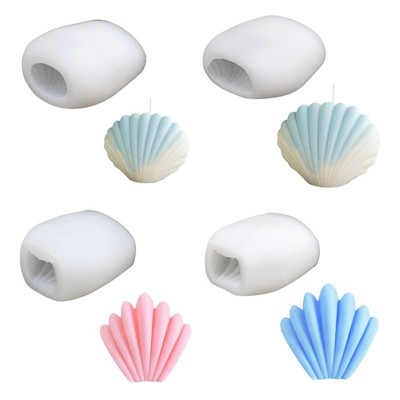 Handmade Mold Silicone Mold DIY Seashell Aromatherapy Molds