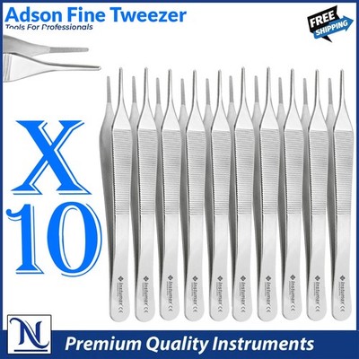 Micro Adson Tweezer 12cm Surgical Tissue & Dressing Forceps Dental Medical Plier