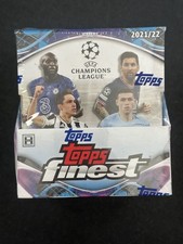 2021-22 Topps Finest UEFA Champions League Soccer Hobby Box Sealed
