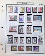France Modern MNH Collection On Album Pages 1982-1984