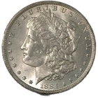 1884-O Morgan Silver Dollar Brilliant Uncirculated BU+