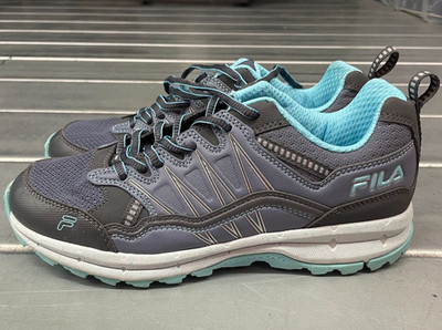 Fila Evergrand TR Trail Sneakers Shoes Womens Size 9 Gray Blue Training Running