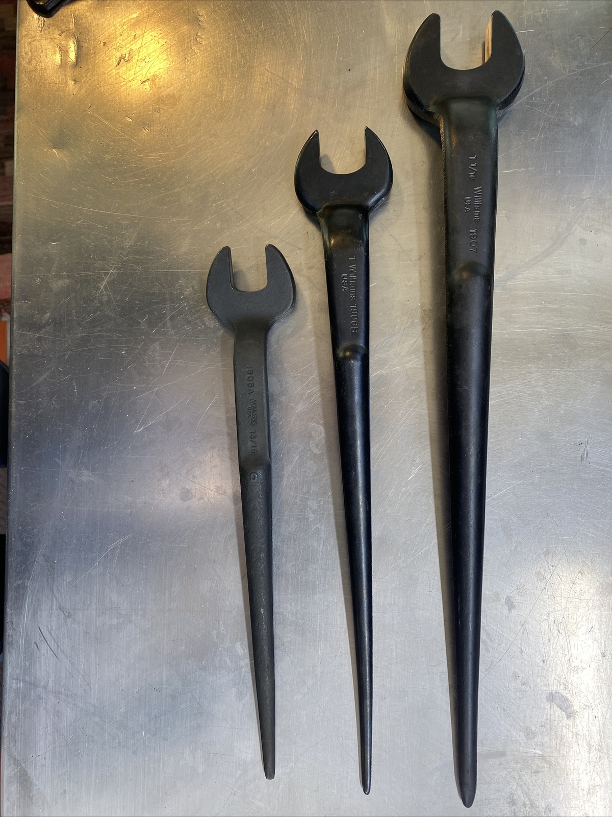 Vtg. Williams Offset Spud Wrench USA 1-1/16” 1907, 1” 1906B, 13/16” 1905A |  eBay