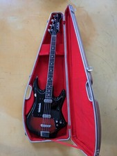 basso elettrico Vintage 4 corde con custodia rigida Crucianelli