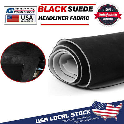 Suede Headliner Foam Fabric Upholstery Roof Liner Repair Replacement Renovation