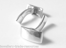 1 para spinki do mankietów ze srebra szterlingowego spinki do mankietów obrotowe plecy kwadratowy ogon wieloryba