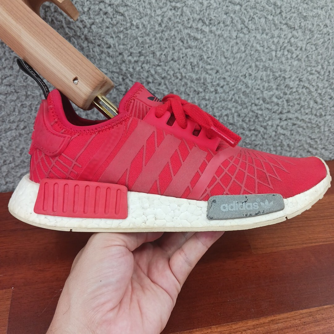 Adidas NMD R1 Womens Size 7 Shoes Red Athletic Running Sneakers | eBay