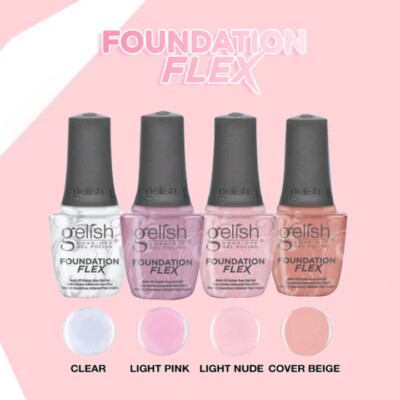 Gelish Brush On FOUNDATION FLEX Gel Polish *Pick Any Color*