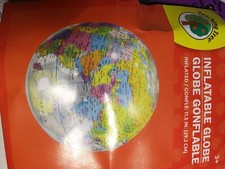 2 x Inflatable Earth Globe  11.5 inch  From Learning Tree  Geographical