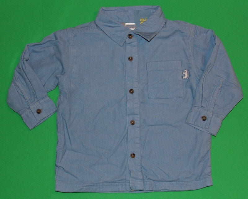 18 24 NWT Gymboree ARCTIC TERRITORY Blue Corduroy Lined Shirt JACKET Boys