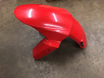 ZX-6R ZX6 2010 2011 2012 Kawasaki Ninja Front Fender Red OEM Used