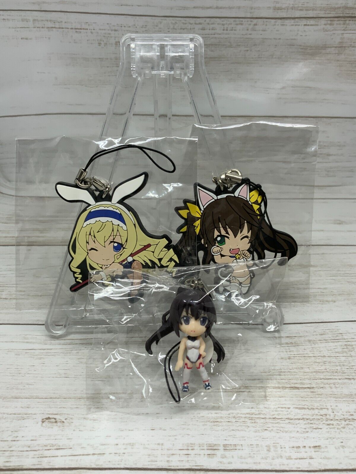 Infinite Stratos Lingyin Huang FREEing Trading Rubber Strap Keychain