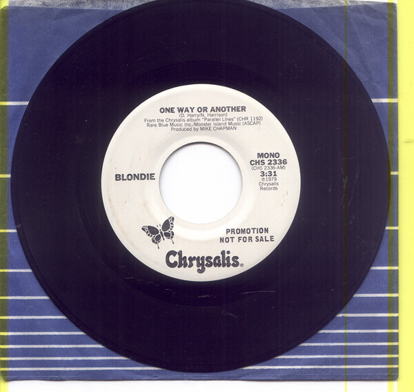 BLONDIE 1979 One Way Or Another 45 rpm MONO Stereo NFS Promo USA Jukebox QUALITY