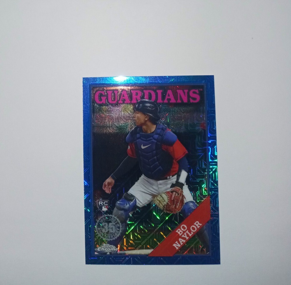 BO NAYLOR RC 2023 Topps Series 2 Silver Pack Blue Chrome #d /150 GUARDIANS
