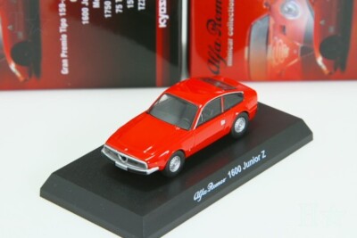 Kyosho 1/64 Alfa Romeo 1600 Junior Z red Alfa Romeo Minicar