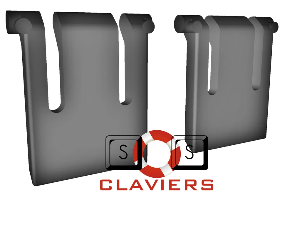 Anker 2.4G Wireless Keyboard Spare Replacement Tilt Leg Stand Foot Set - Image 2 of 3