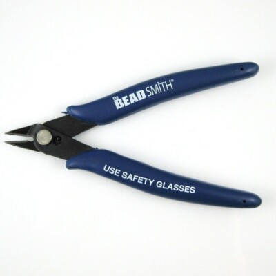 BeadSmith KNOT CUTTER for Silk, Thread, Ribbon, Fine Cord, Comfort Cushion Grip