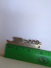 Vintage Nifty Bottle Opener Corkscrew Vaughan Co. Chicago Illinois barware 