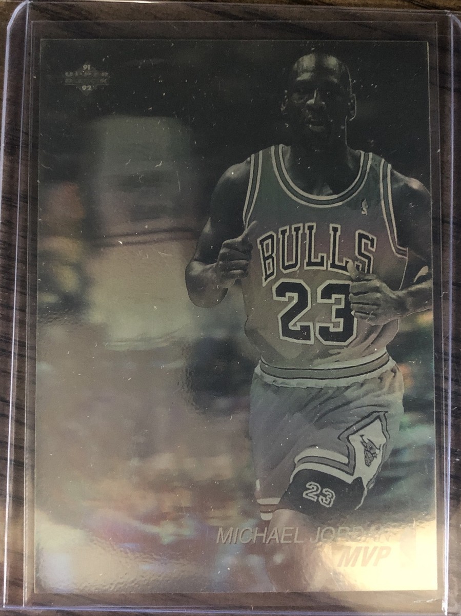 1991-92 UPPER DECK UD HOLOGRAM MOST VALUABLE PLAYER MVP MICHAEL 