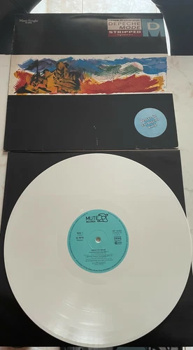 Depeche Mode Stripped Rare Colored Germany White Vinyl 12" Limited INT 126.835