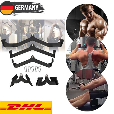 Latzugstange Rudergriff Latzuggriff ergonomisch Lat Pulldown Seilzug Kabelzug DE