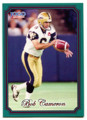 2002 Jogo Bob Cameron Card #53 Winnipeg Blue Bombers Acadia