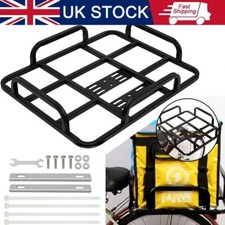Delivery Bag Rack For Food Riders Ebike Motorcycle Metal Delivery Rack Bicycle
