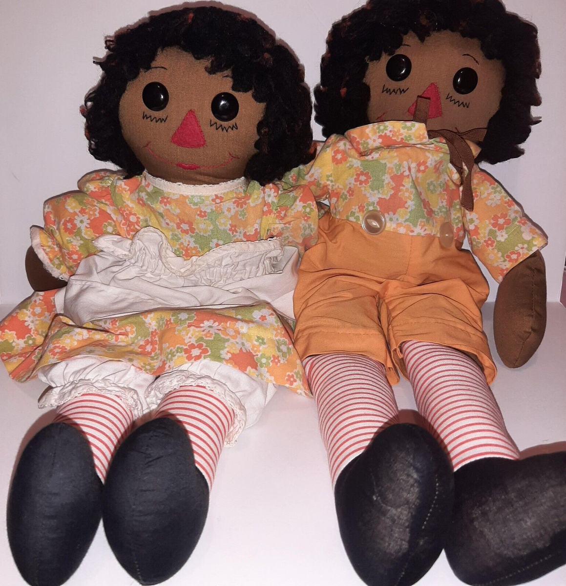 Vintage Raggedy Ann Andy Black African American 19