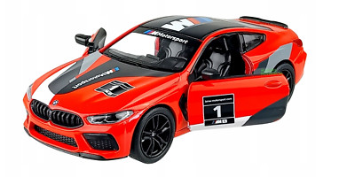BMW M8 Competition Coupé Deutschland Sportwagen Modell Druckguss 1:38 Maßstab Kinsmart